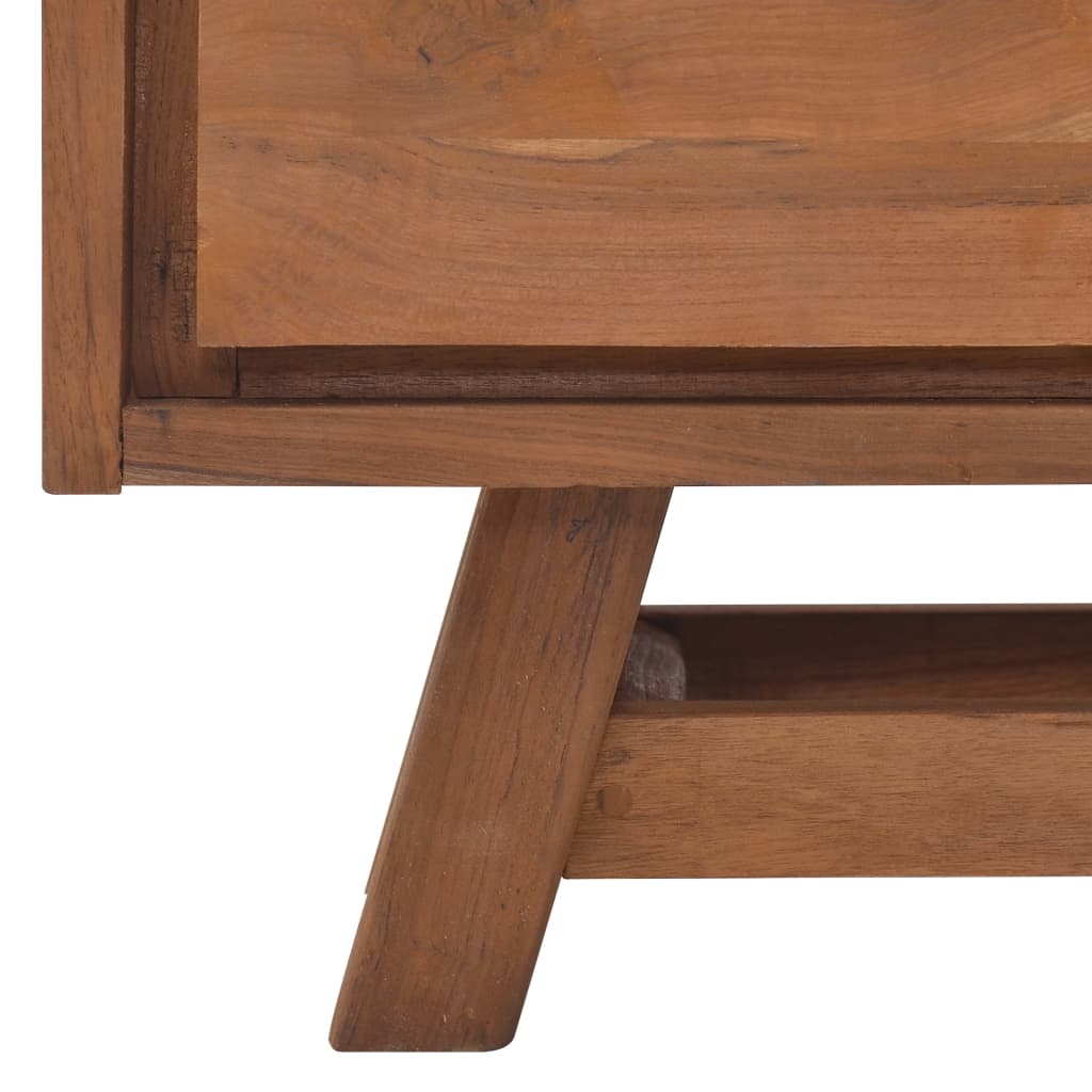 TV-bänk 80x30x50 cm massiv teak