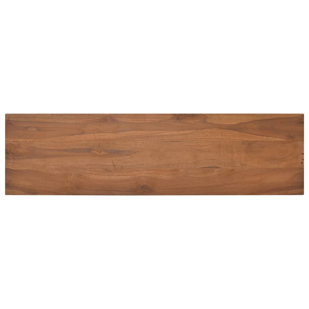 TV-bänk 110x30x50 cm massiv teak