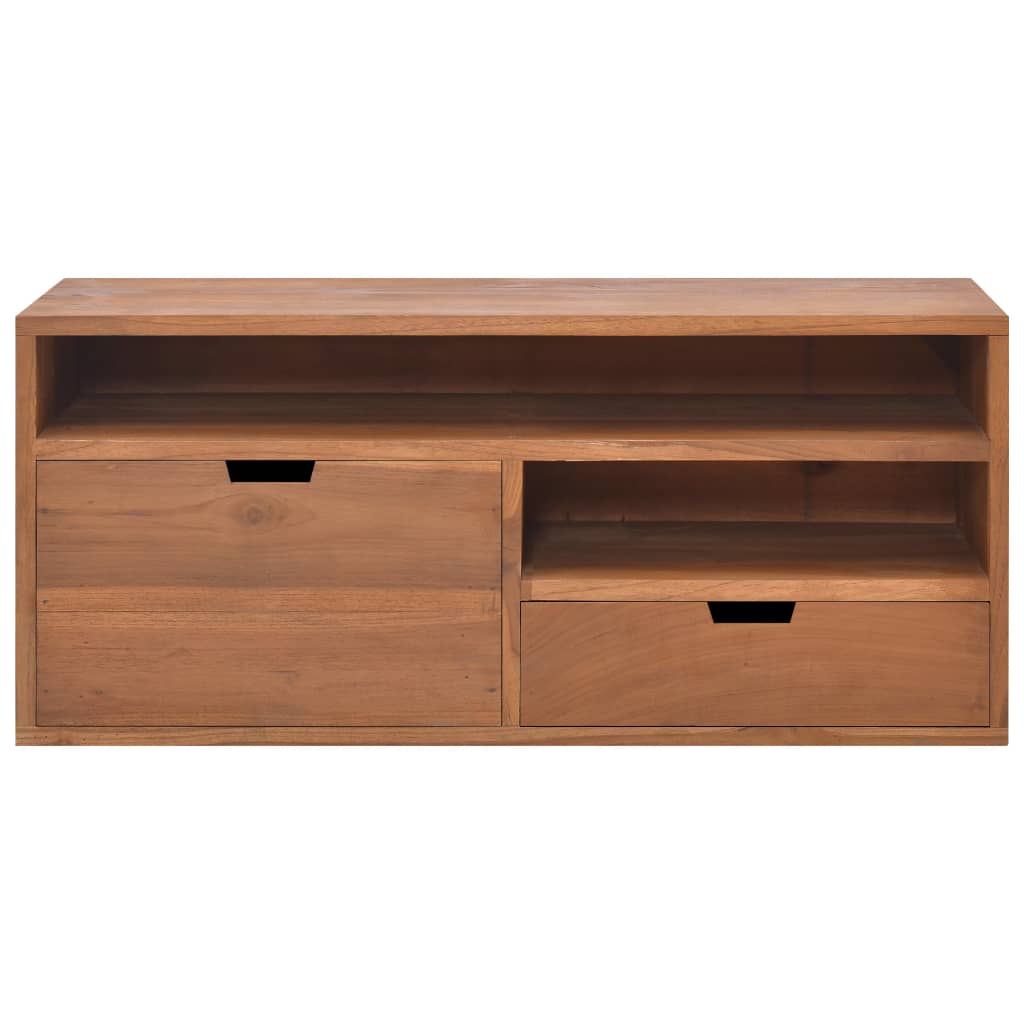 TV-bänk 90x30x40 cm massiv teak