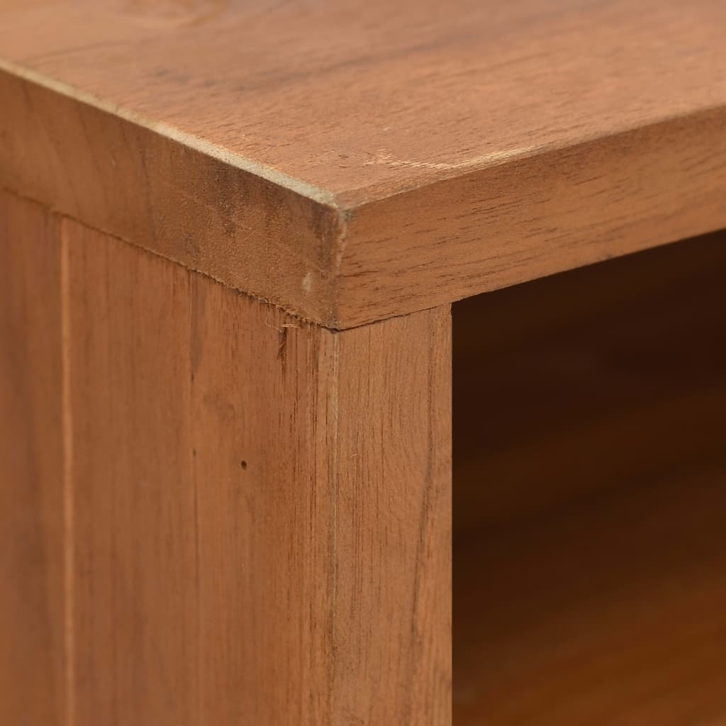 TV-bänk 90x30x40 cm massiv teak
