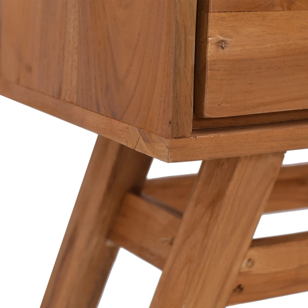 Avlastningsbord 80x30x80 cm massiv teak