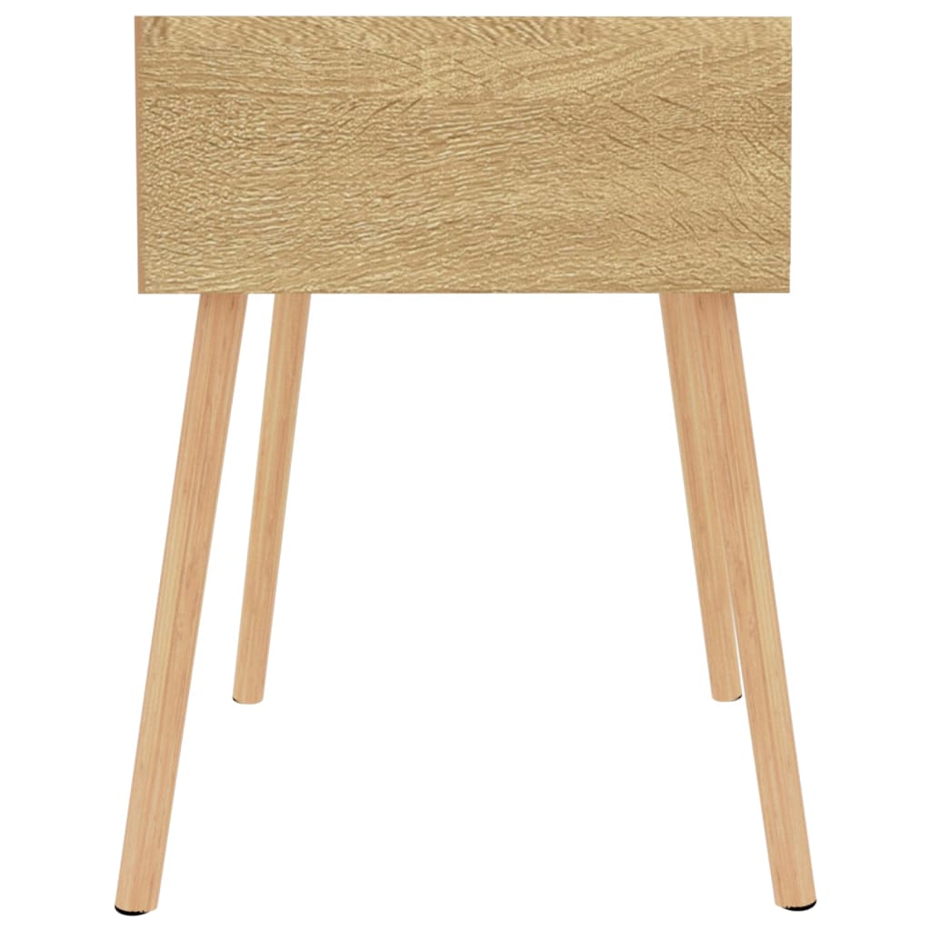 Sängbord 2 st sonoma-ek 40x40x56 cm konstruerat trä