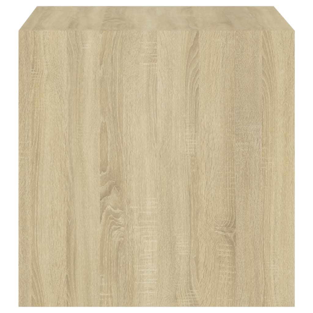 Väggskåp Vit Sonoma Ek 4 st 37x37x37 cm