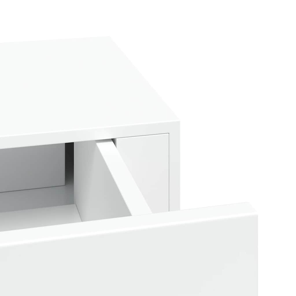 Vägghylla Vit låda 60x23,5x10 cm