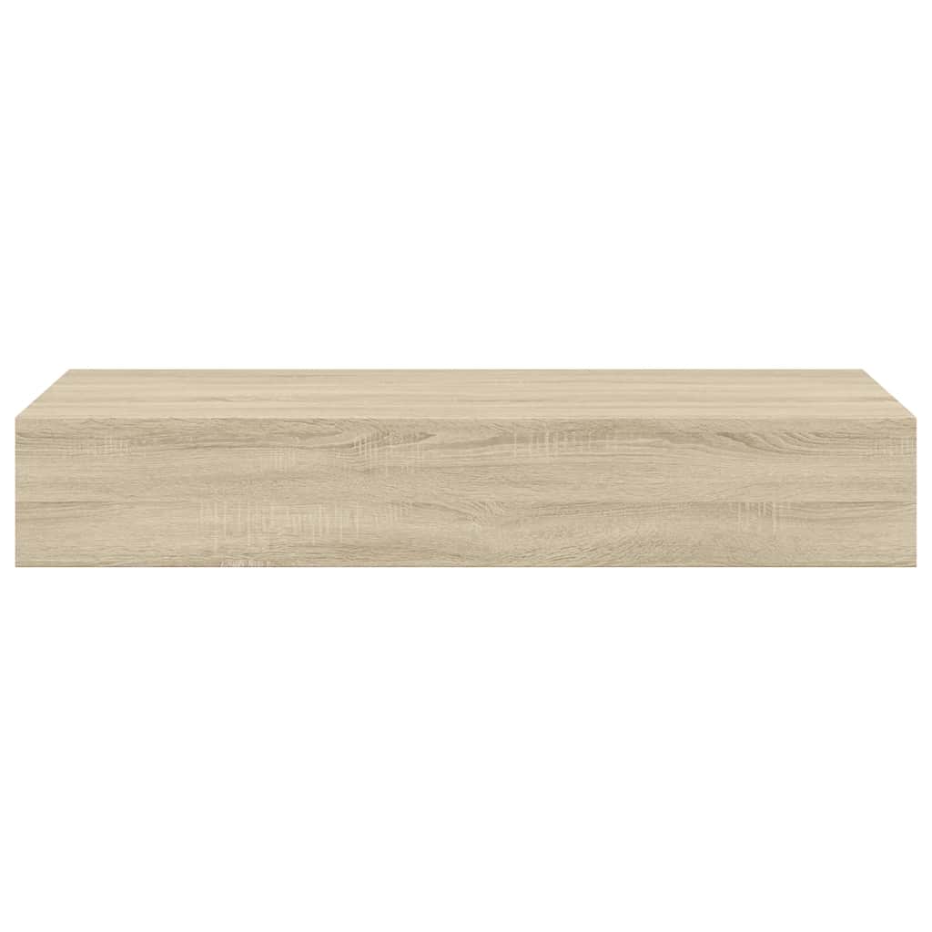 Vägghylla Brun Ek låda 60x23,5x10 cm