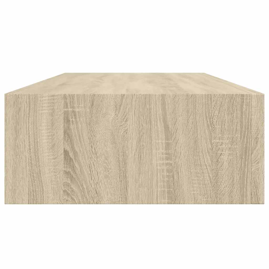 Vägghylla Brun Ek Vegglåda 2 st 60x23,5x10 cm