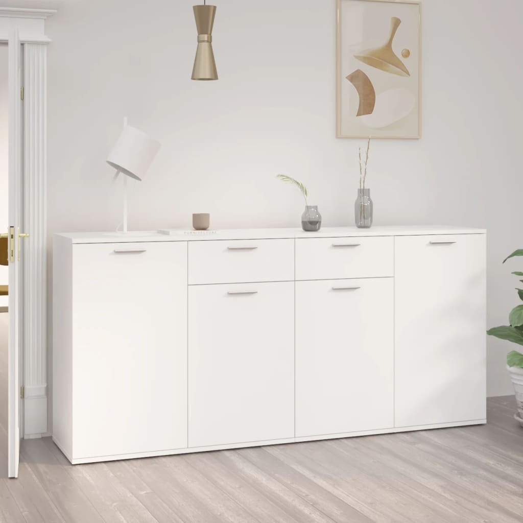 Skänk Vit 160x36x75 cm