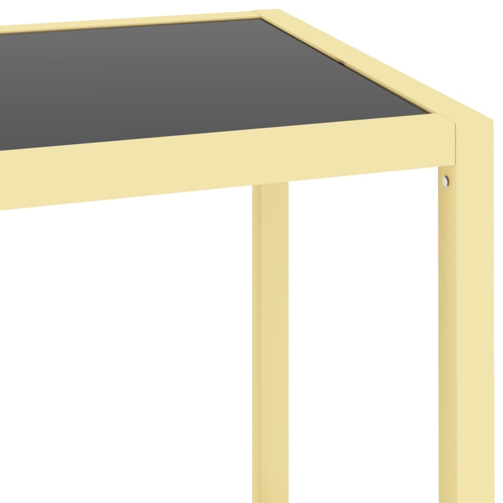 Hylla transparent 100x36x90 cm härdat glas