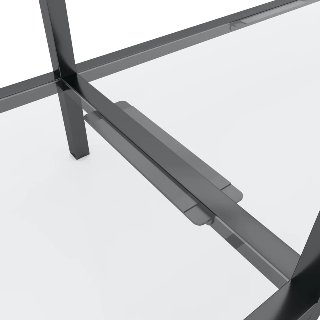 Avlastningsbord Konsollbord DIV. transparent 140x35x75,5 cm härdat glas