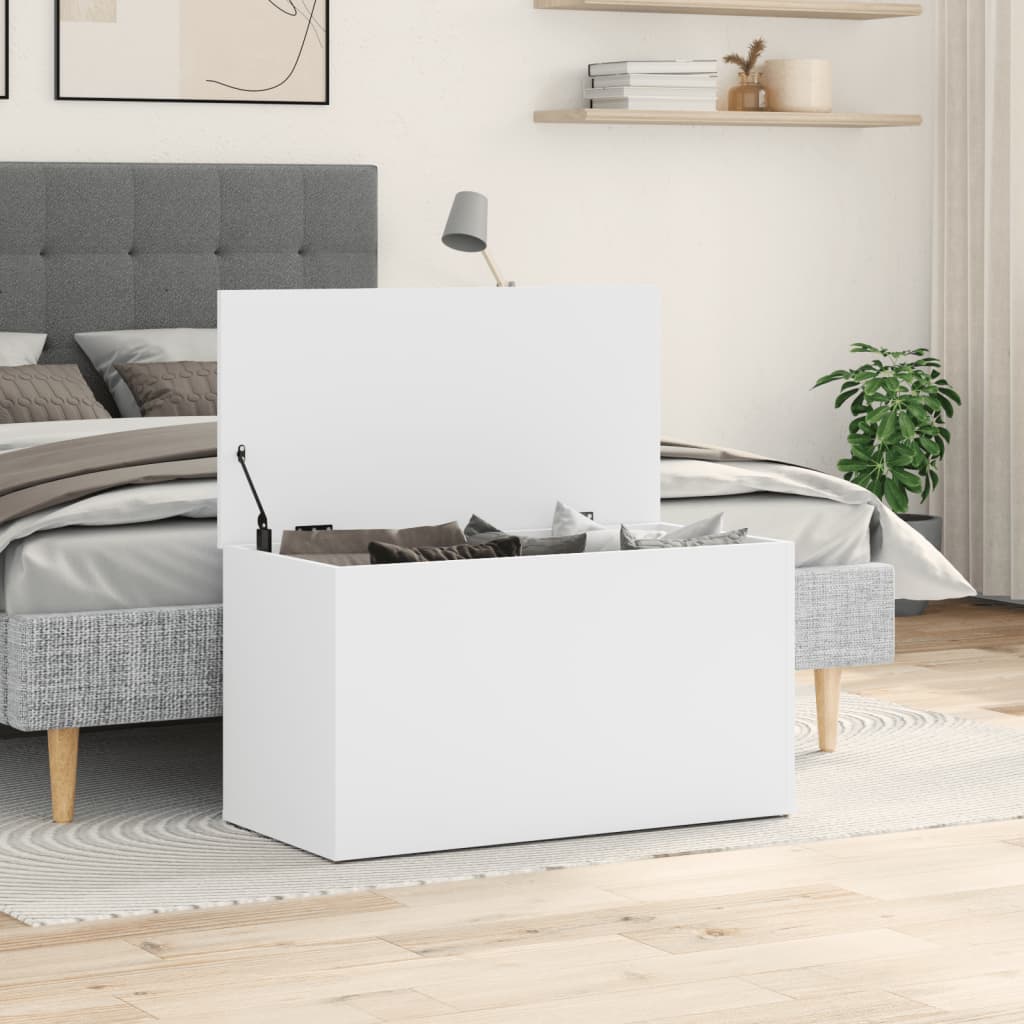 Förvaringskista Vit 84x42x46 cm