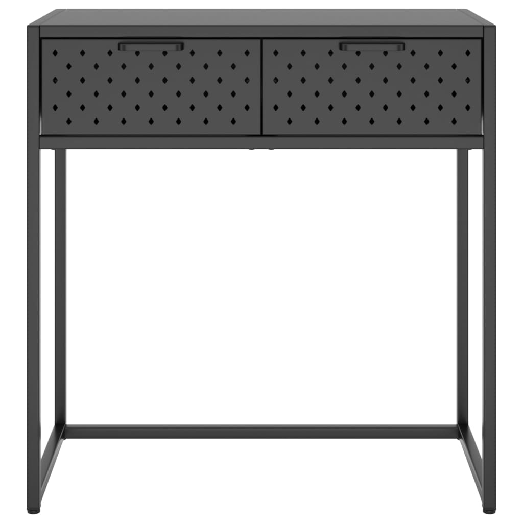 Avlastningsbord Konsollbord DIV. antracit 72x35x75 cm stål
