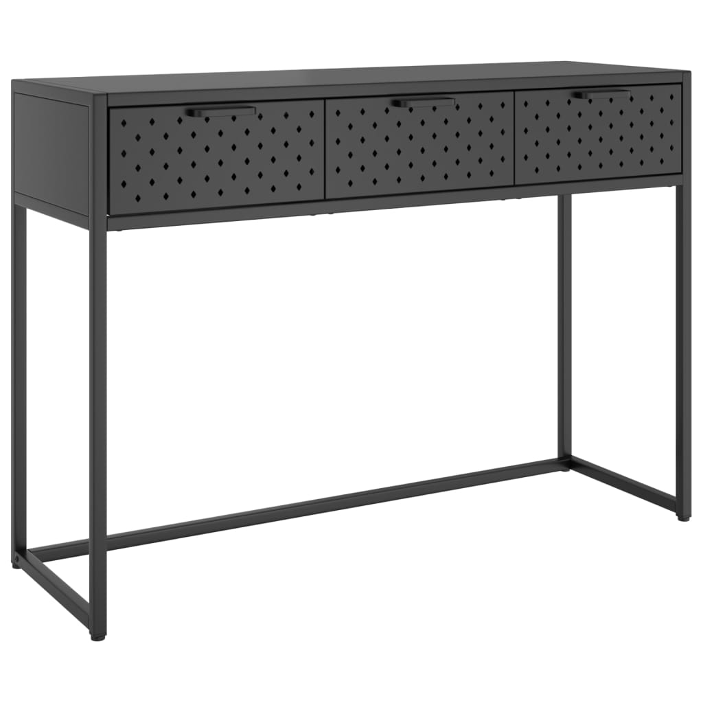 Avlastningsbord Konsollbord DIV. antracit 106x35x75 cm stål