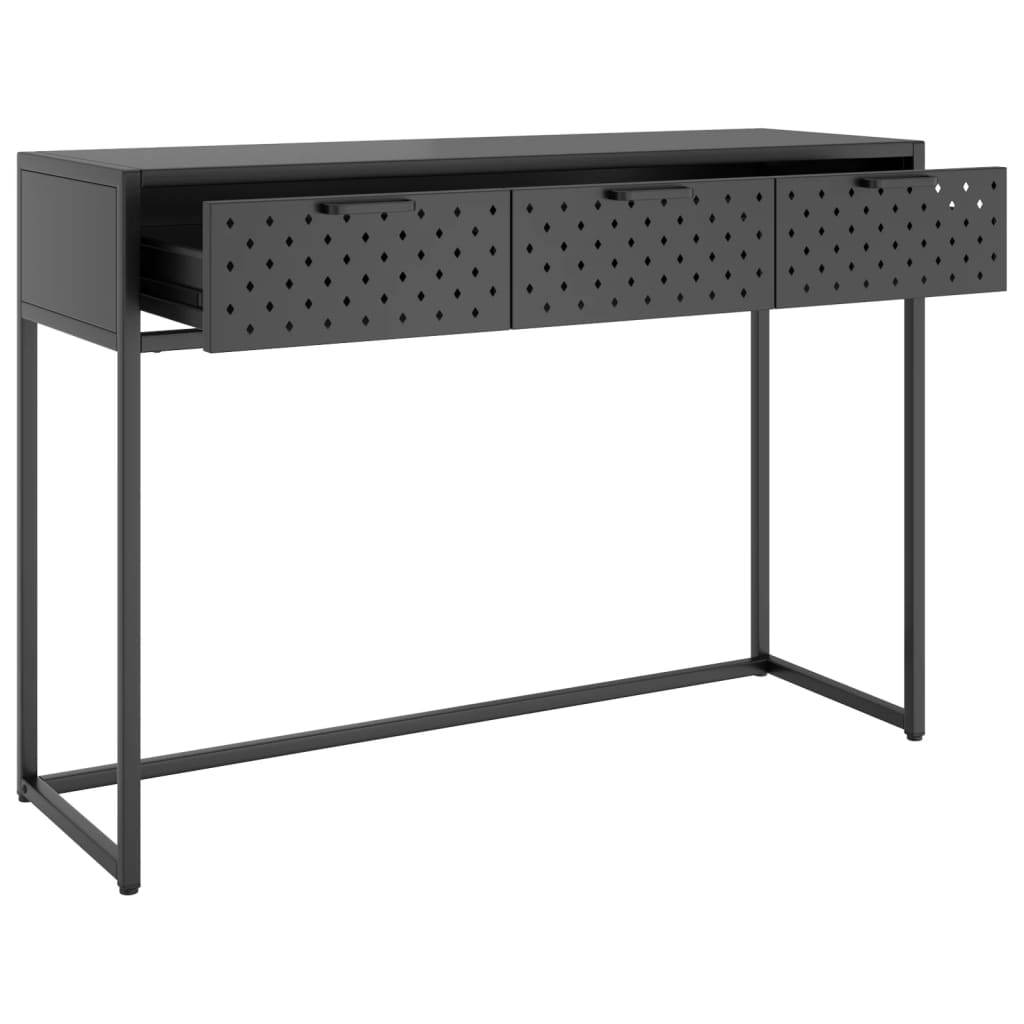 Avlastningsbord Konsollbord DIV. antracit 106x35x75 cm stål