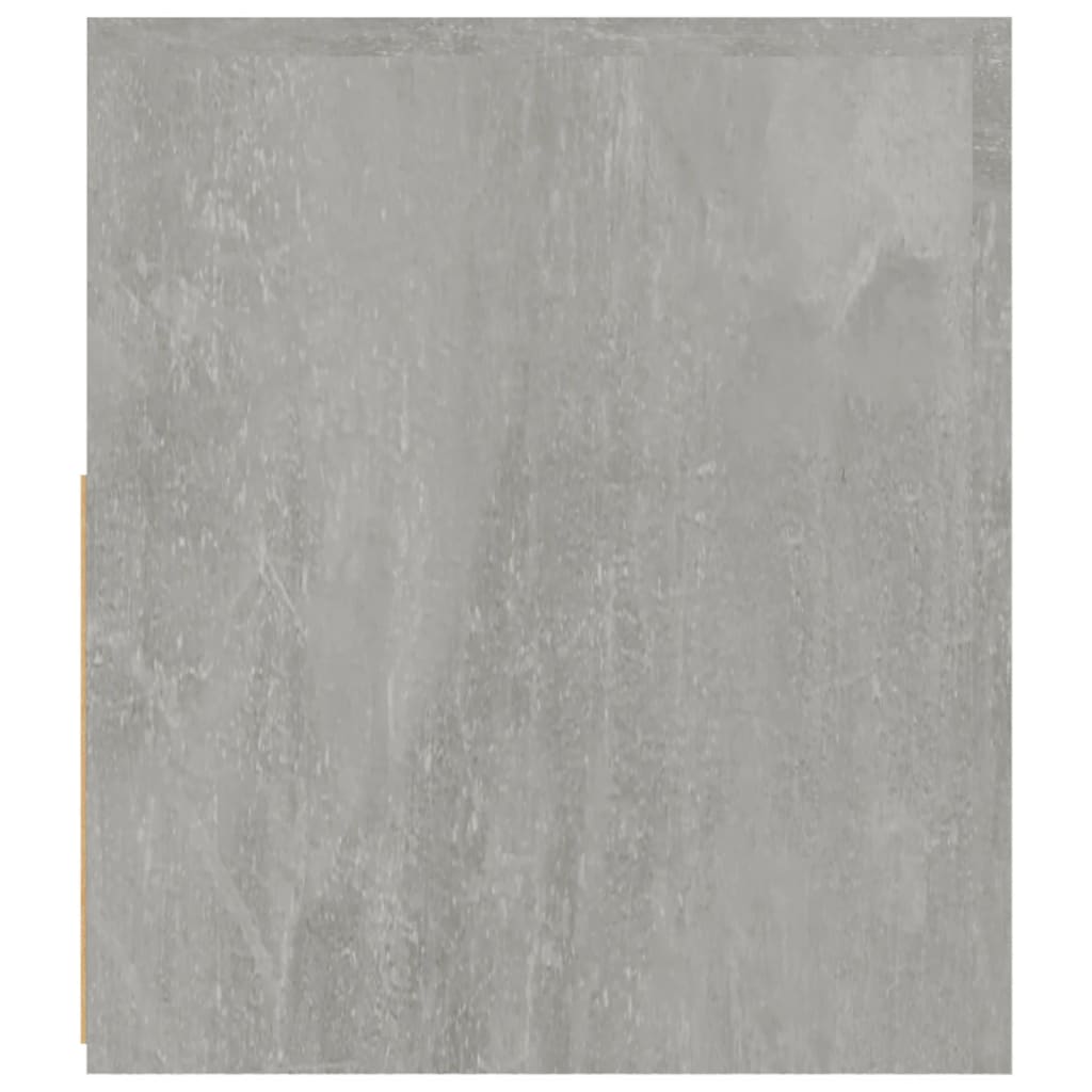 Sängbord 2 st med LED-belysning Betonggrå 60x35x40 cm