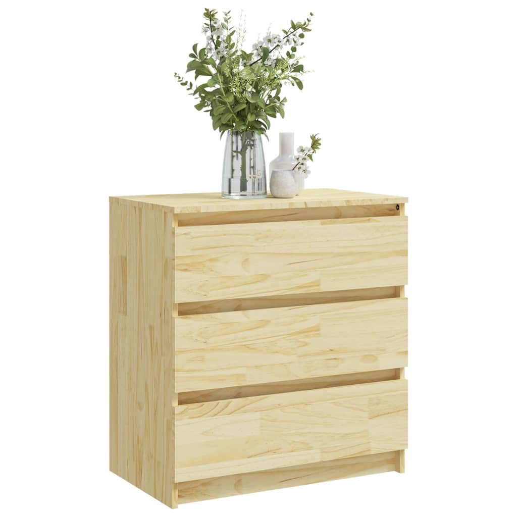 Sängbord Nattduksbord Trä 60x36x64 cm massiv furu