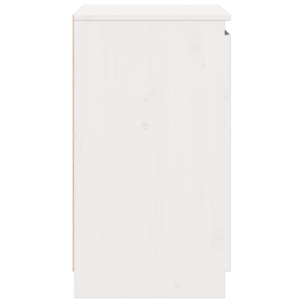 Skåp Vit 60x36x65 cm massiv furu