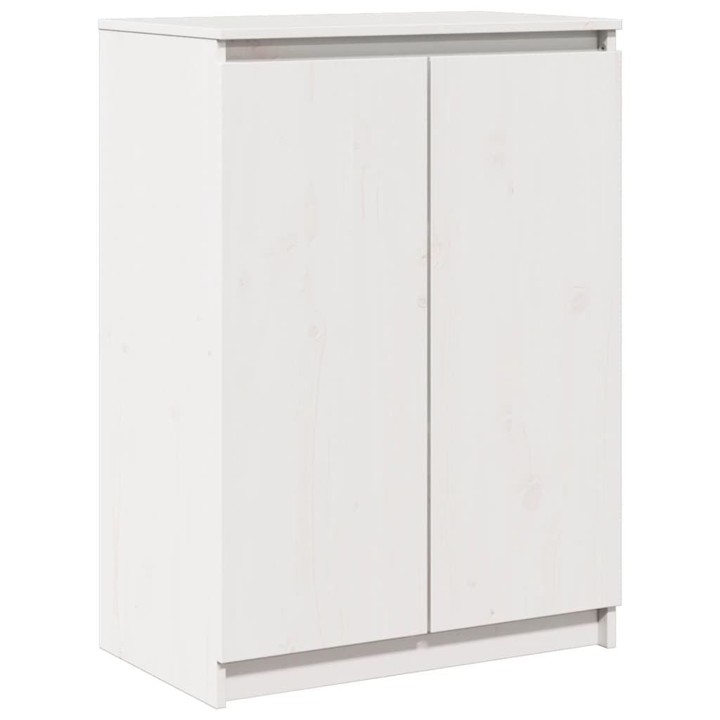 Skänk Vit 60x36x84 cm massiv furu