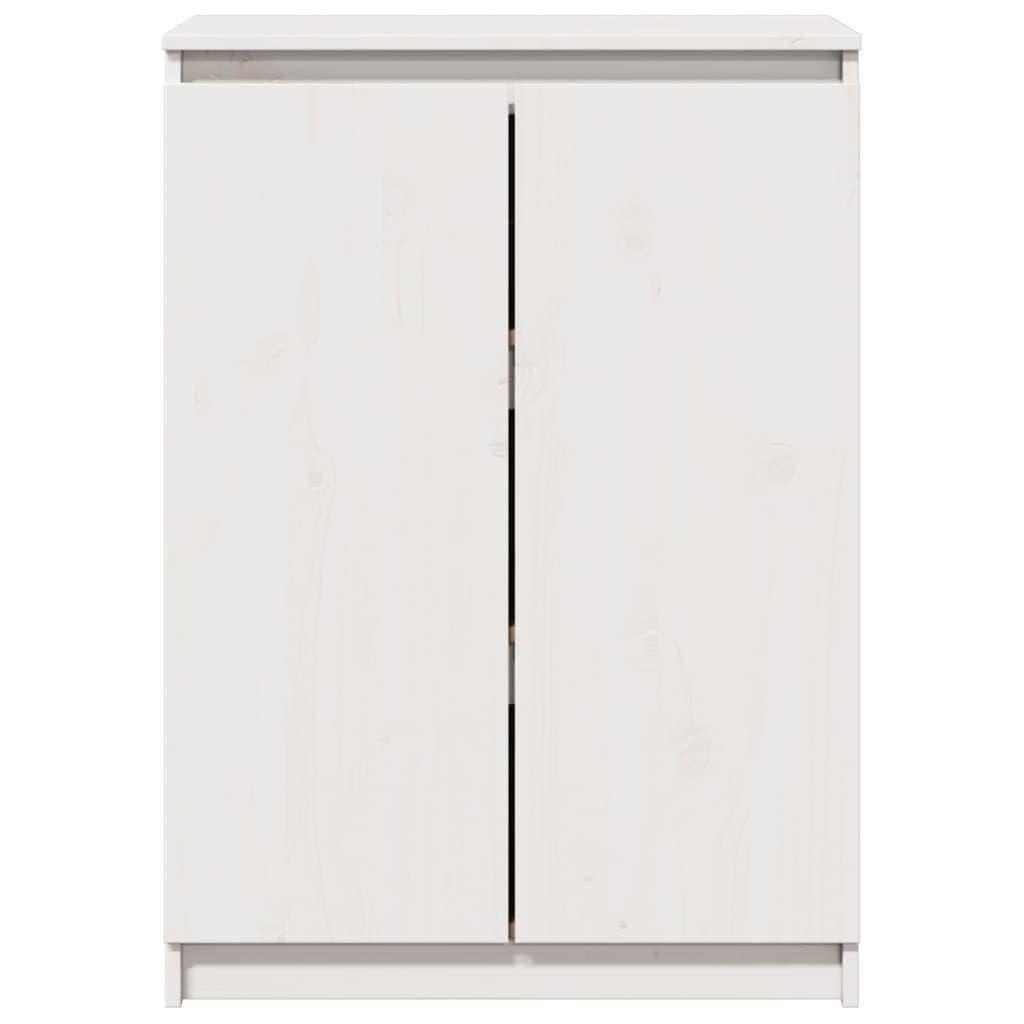 Skänk Vit 60x36x84 cm massiv furu