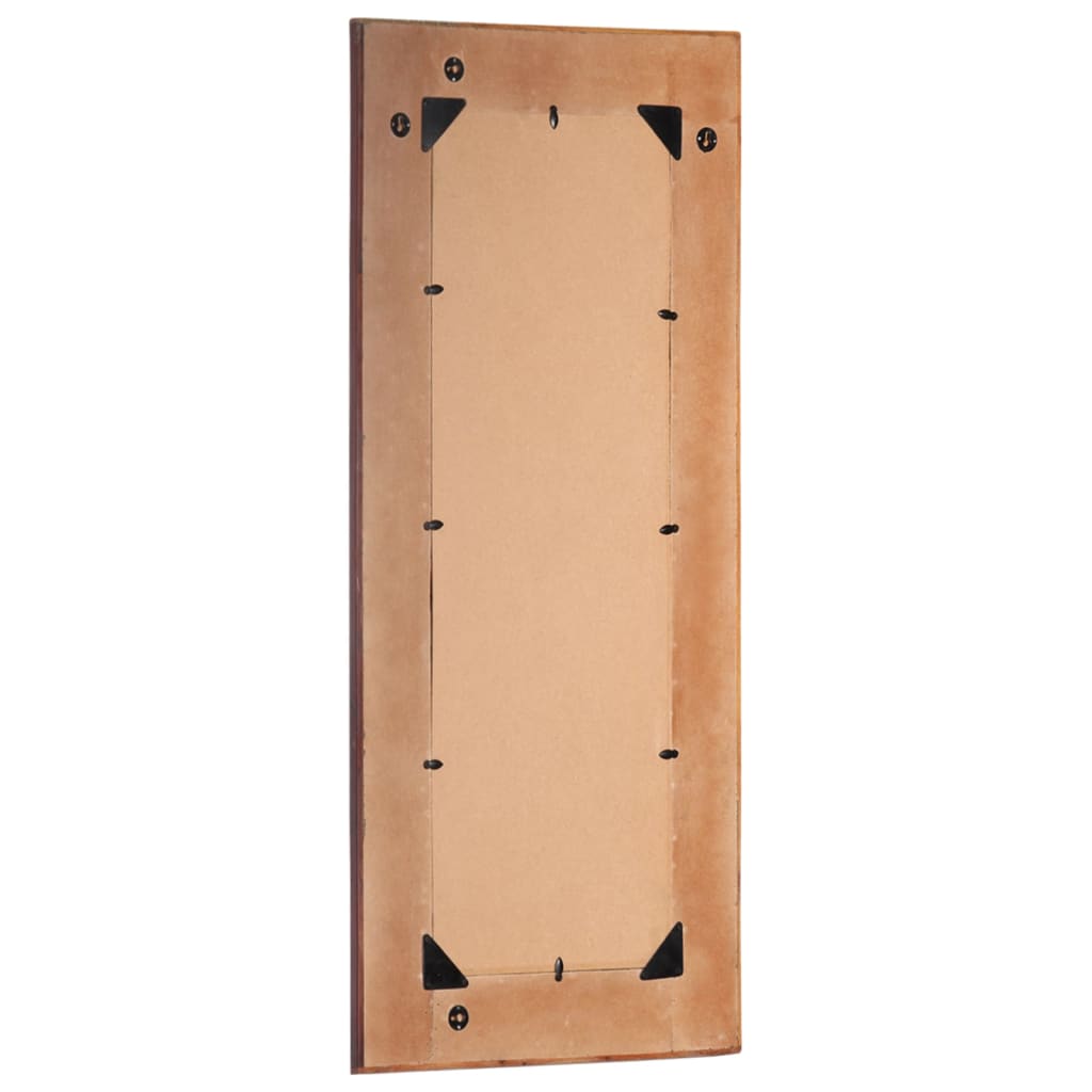 Väggspegel massivt återvunnet Trä 50x110 cm