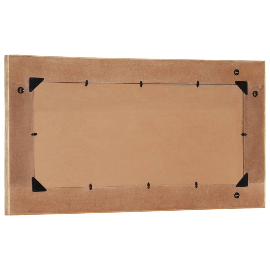 Väggspegel massivt återvunnet Trä 50x110 cm