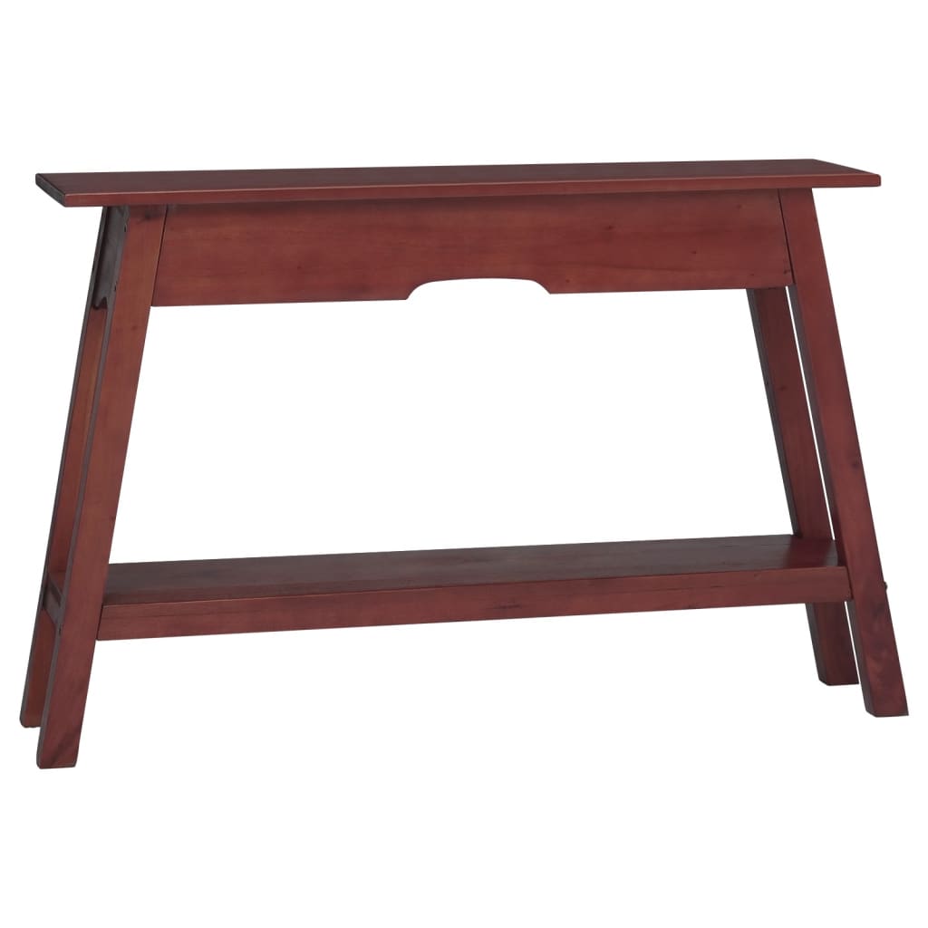 Avlastningsbord Konsollbord Brun 110x30x75 cm massiv mahogny