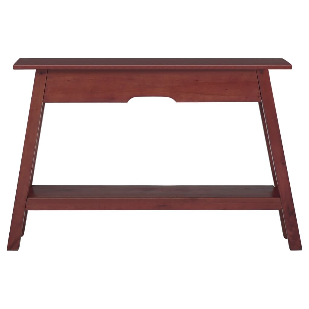 Avlastningsbord Konsollbord Brun 110x30x75 cm massiv mahogny