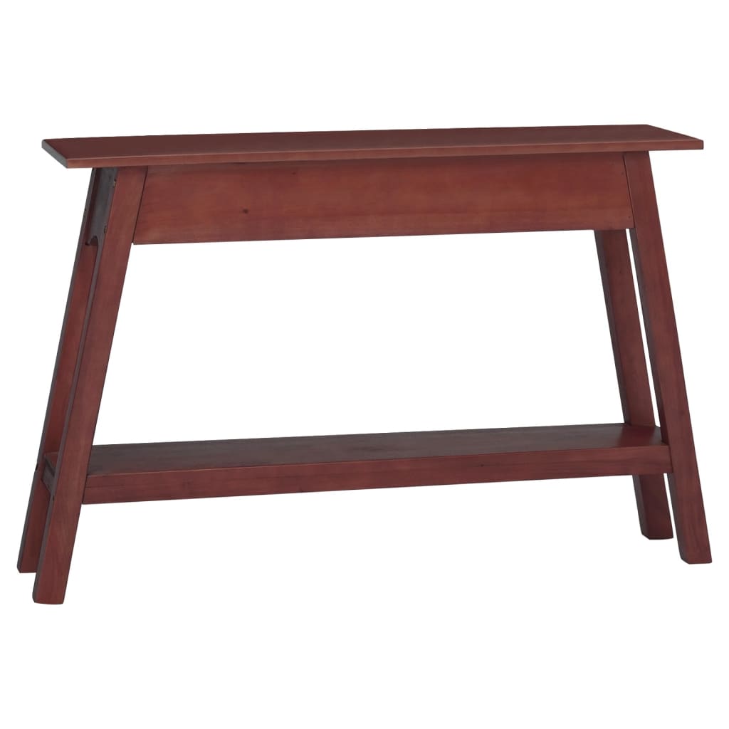 Avlastningsbord Konsollbord Brun 110x30x75 cm massiv mahogny