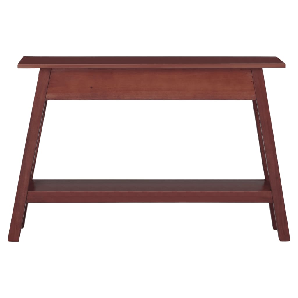 Avlastningsbord Konsollbord Brun 110x30x75 cm massiv mahogny