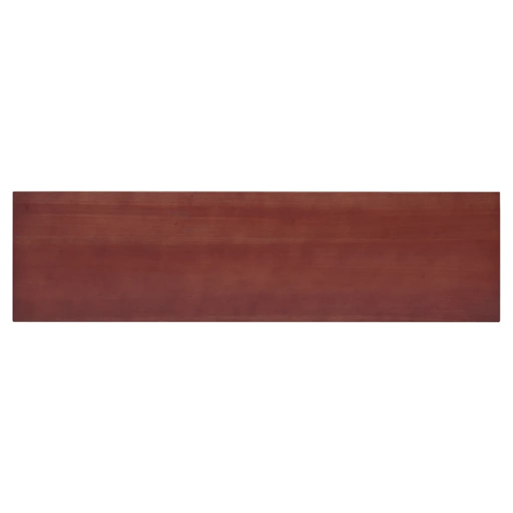 Avlastningsbord Konsollbord Brun 110x30x75 cm massiv mahogny