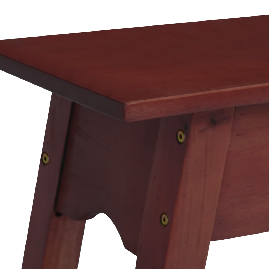 Avlastningsbord Konsollbord Brun 110x30x75 cm massiv mahogny