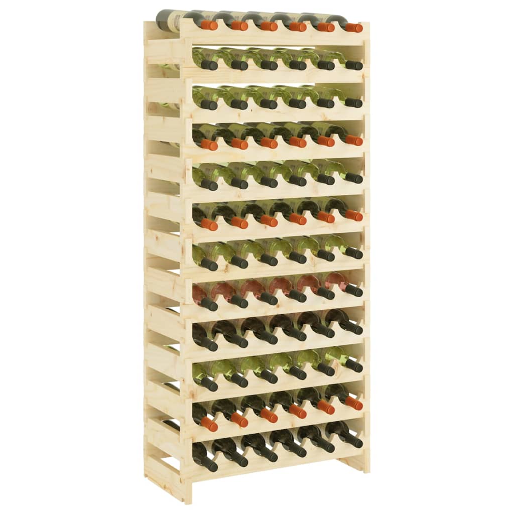 Vinställ 65x29x134 cm massiv furu