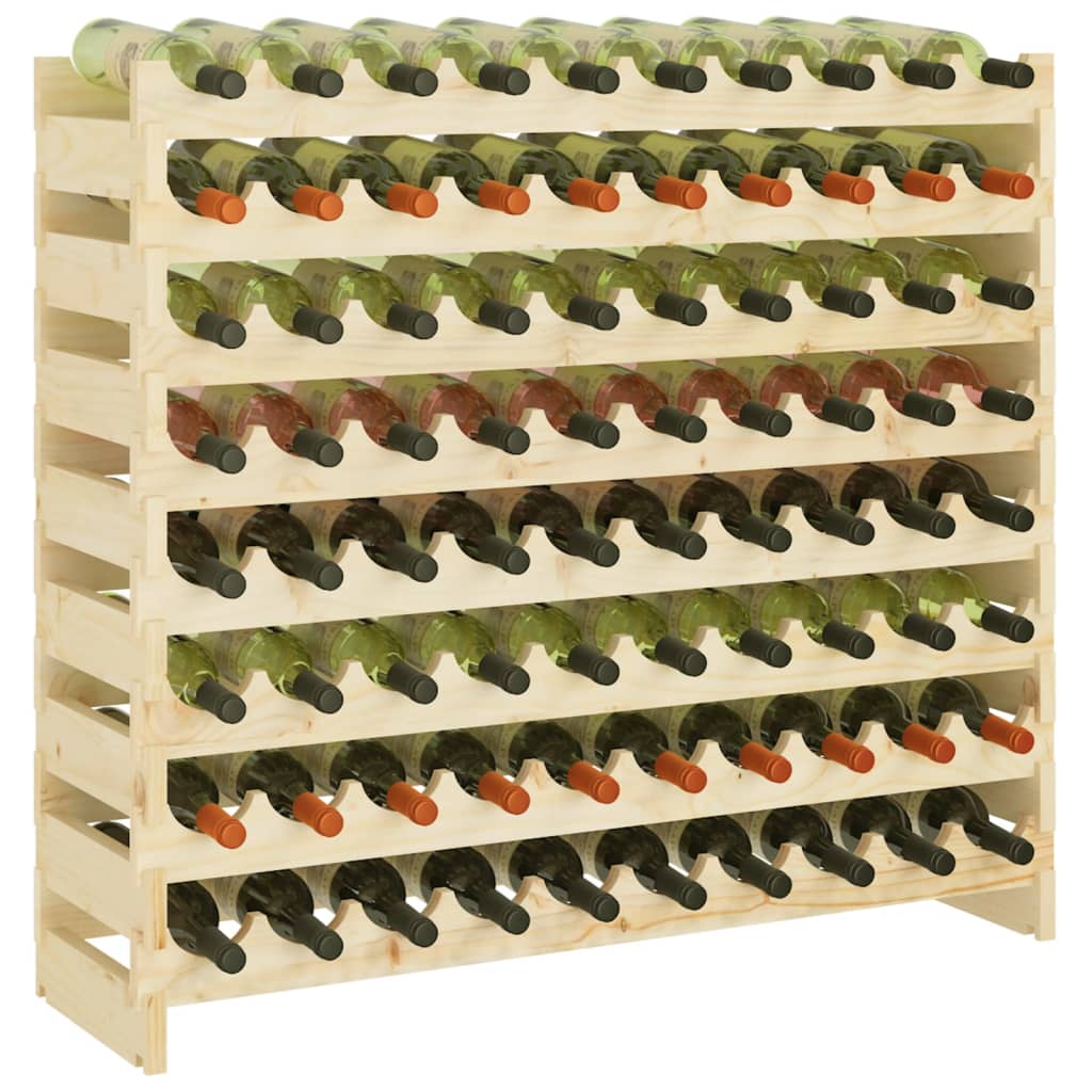 Vinställ 101x29x90 cm massiv furu