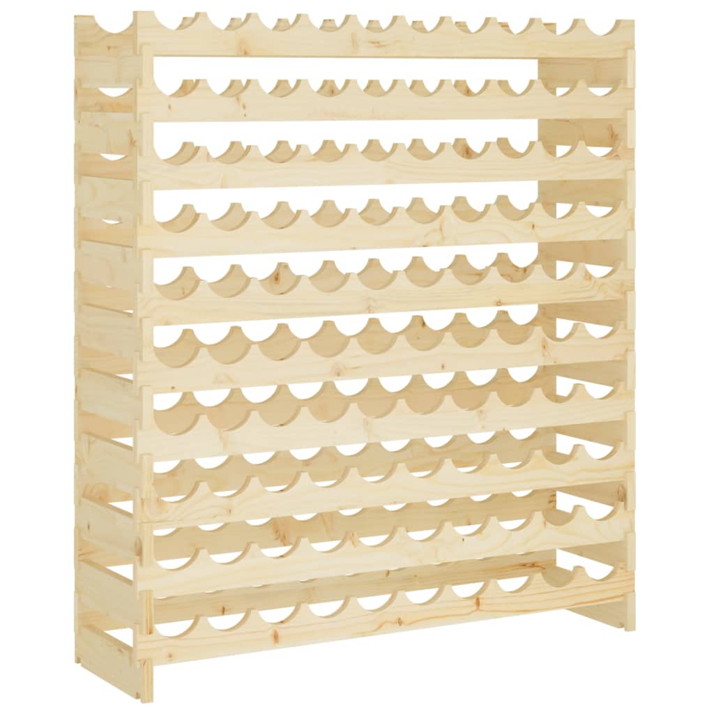 Vinställ 101x29x112 cm massiv furu