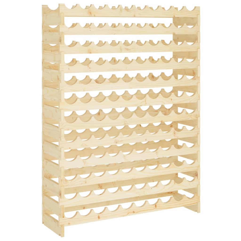 Vinställ 101x29x134 cm massiv furu