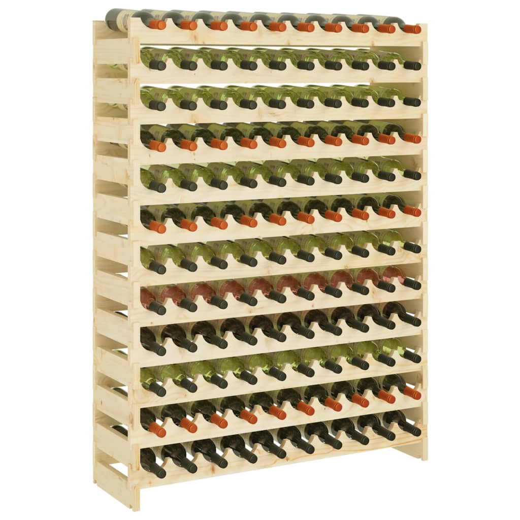 Vinställ 101x29x134 cm massiv furu