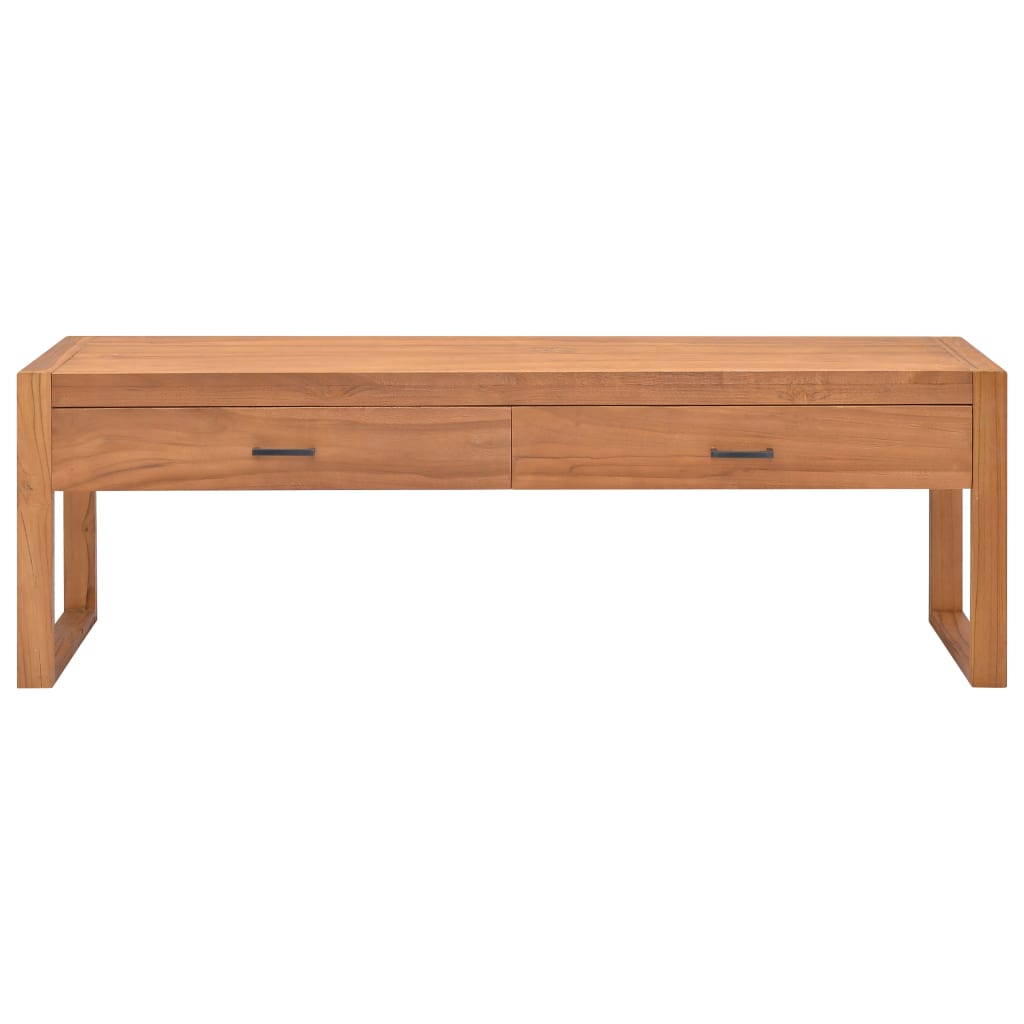 Tv-bänk 120x40x45 cm massiv teak