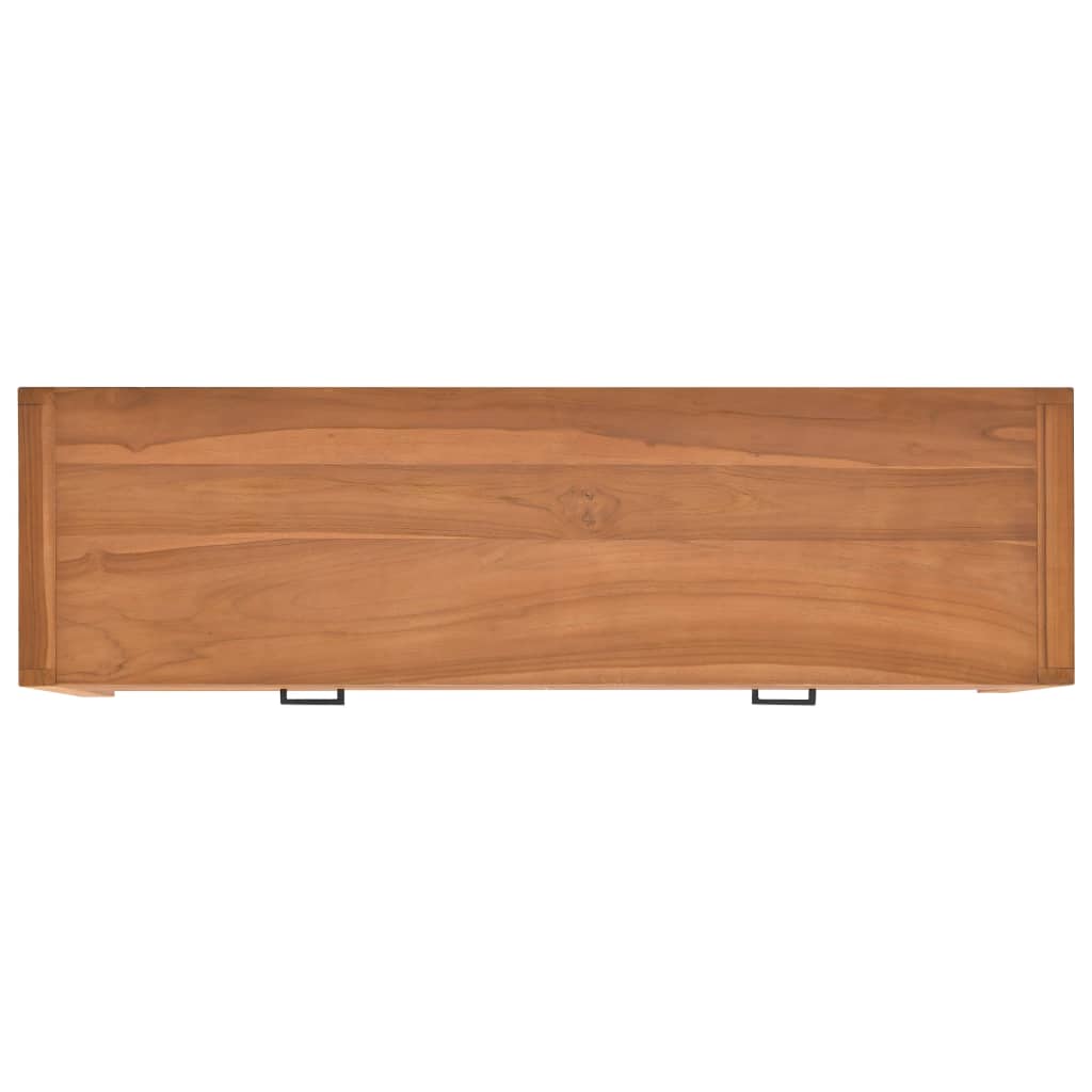 Tv-bänk 120x40x45 cm massiv teak