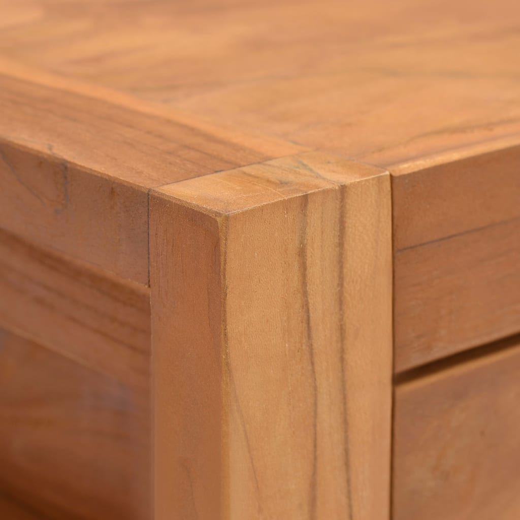 Tv-bänk 120x40x45 cm massiv teak