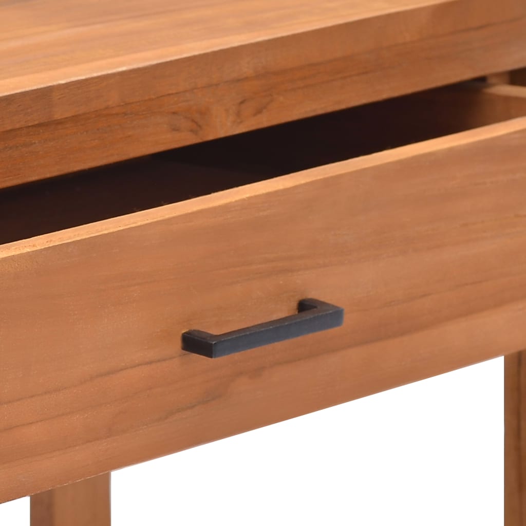 Tv-bänk 120x40x45 cm massiv teak