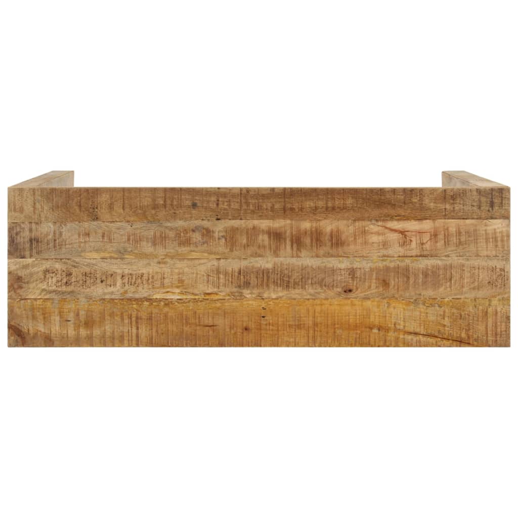 Avlastningsbord Konsollbord Trä 110x35x76 cm grovt mangoträ