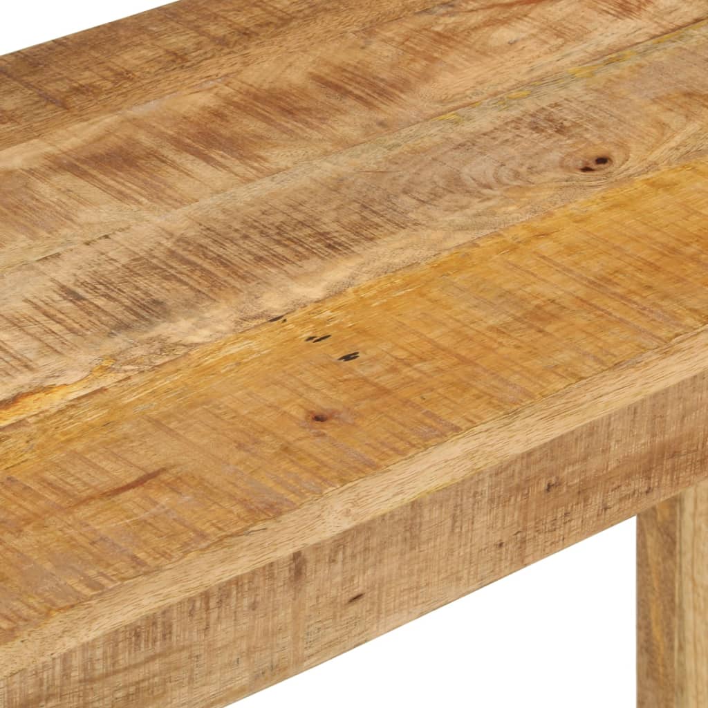 Avlastningsbord Konsollbord Trä 110x35x76 cm grovt mangoträ