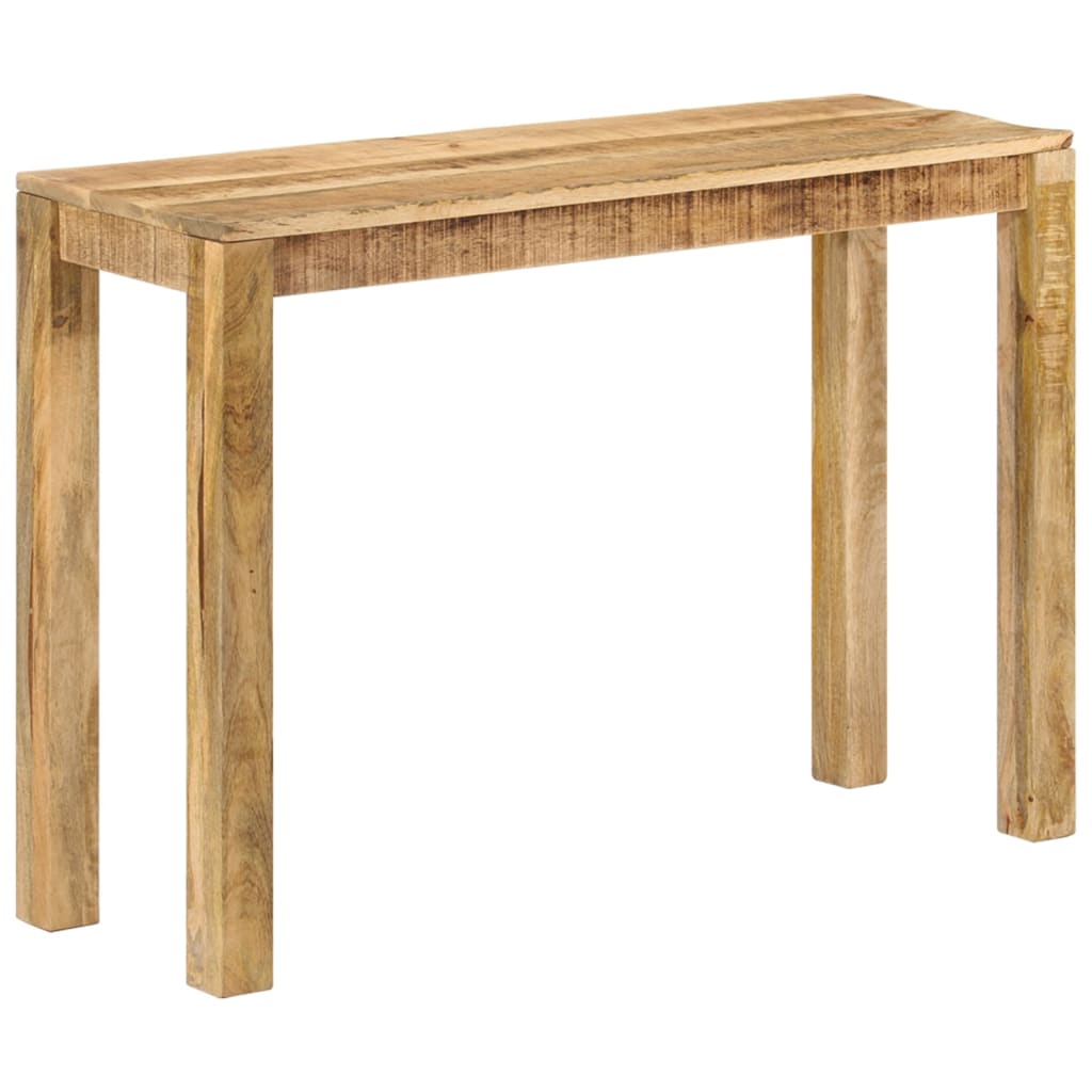 Avlastningsbord Konsollbord Trä 110x35x76 cm grovt mangoträ