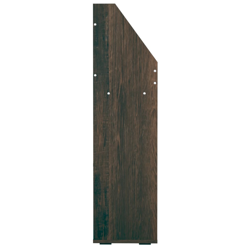 Tidskriftshållare för barn rökig Ek 71x30x114 cm