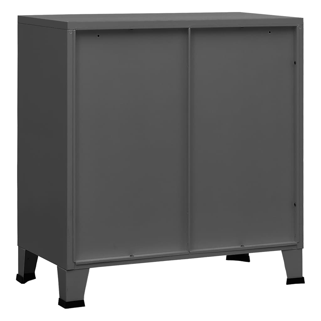 Skåp DIV. antracit 75x40x80 cm stål