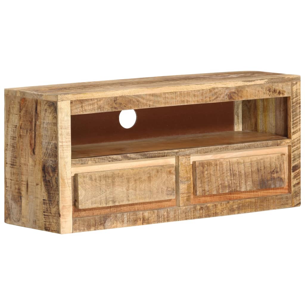 Tv-bänk 88x30x40 cm massivt mangoträ