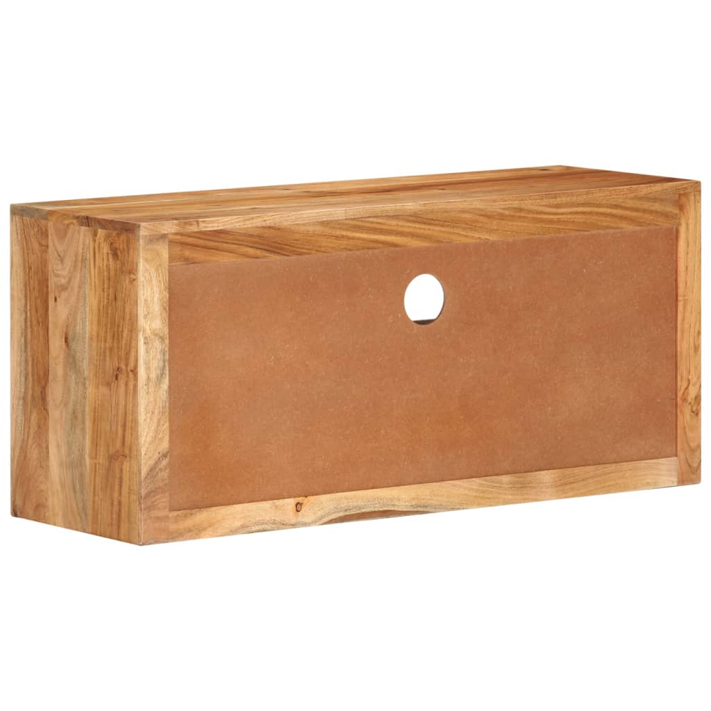 Tv-bänk 88x30x40 cm massivt akaciaträ