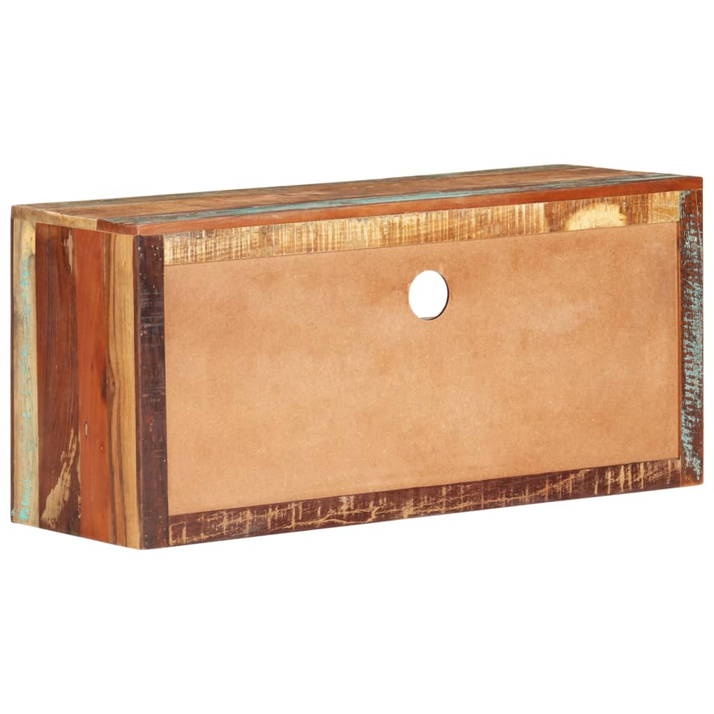 Tv-bänk 88x30x40 cm massivt återvunnet trä
