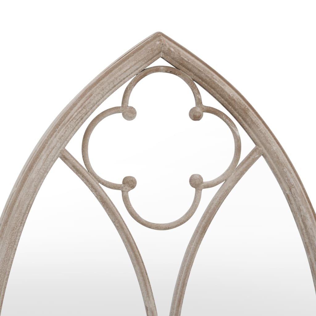 Väggspegel sand 100x45 cm järn