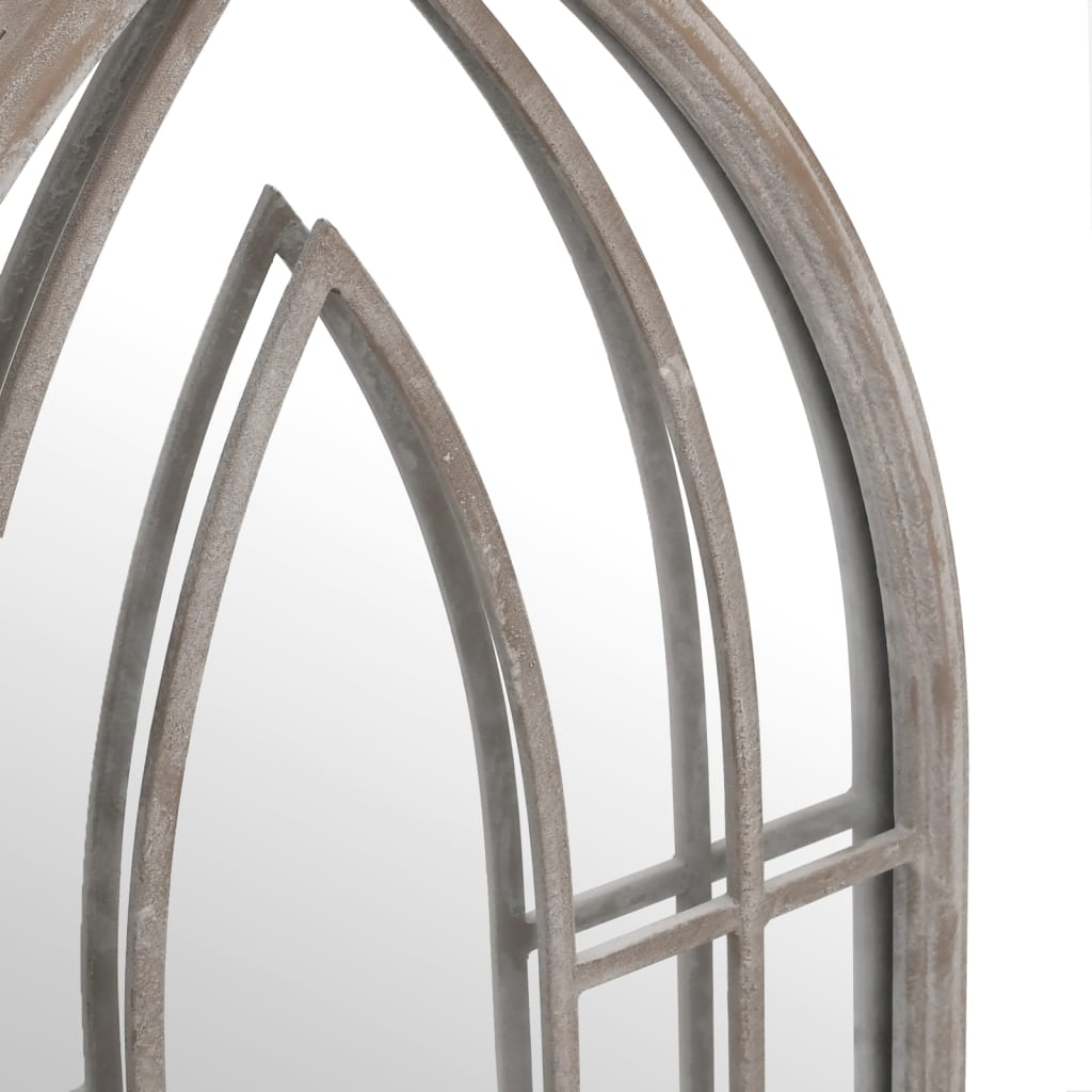 Väggspegel sand 100x45 cm järn