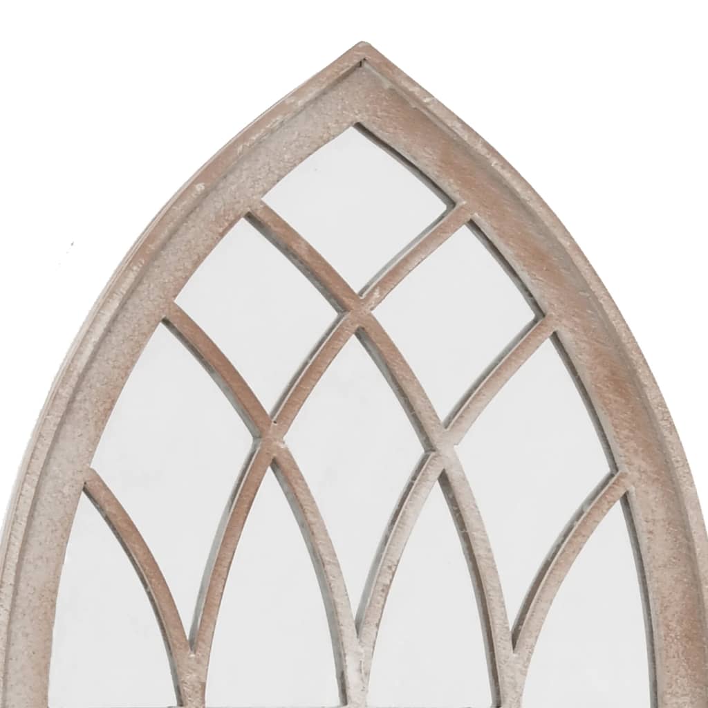 Väggspegel sandfärgad 70x30 cm järn för inomhusbruk